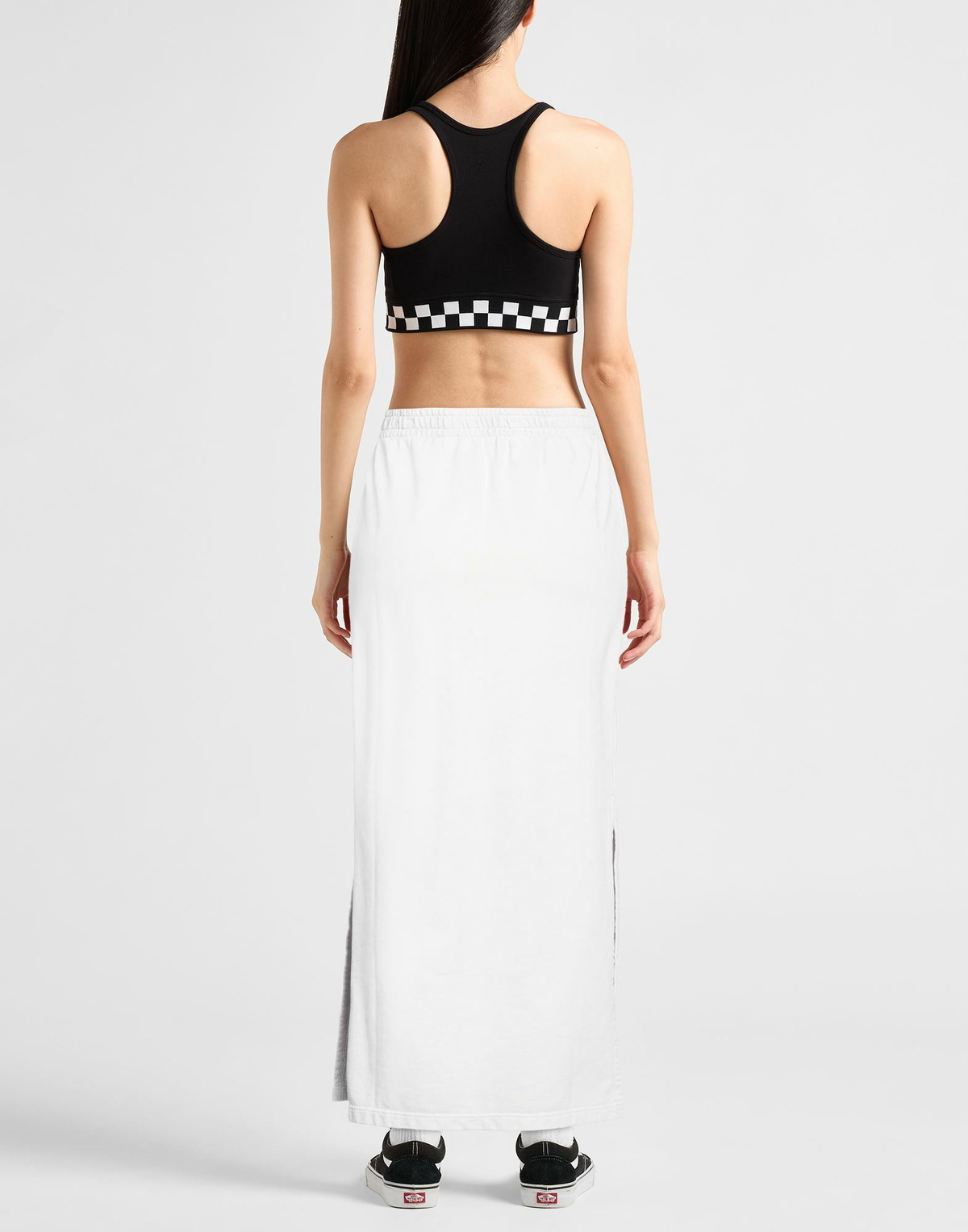 Shoe Womens Maxi skirt in Light grey