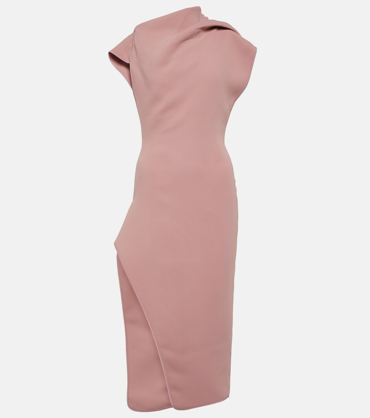 Maticevski Rejoice asymmetric crêpe midi dress