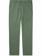 Norse Projects - Aros Heavy Straight-Leg Organic Cotton-Twill Trousers - Green