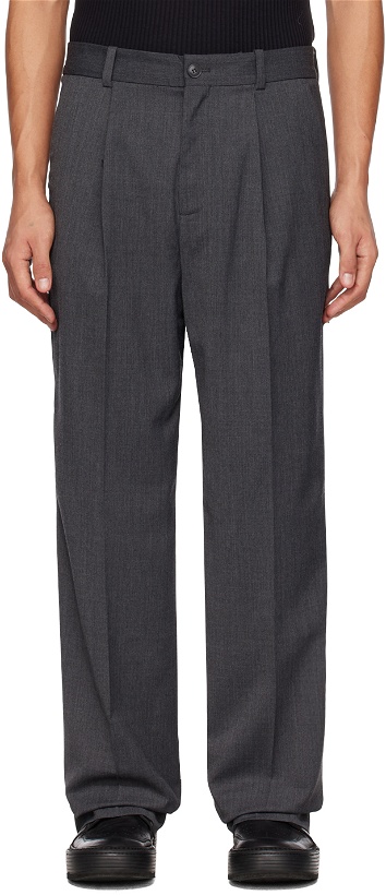Photo: Han Kjobenhavn Gray Boxy Suit Trousers