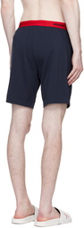 Hugo Black Jacquard Pyjama Shorts