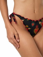 MC2 Saint Barth Woman Cheeky Swim Briefs With Sacred Heart Print