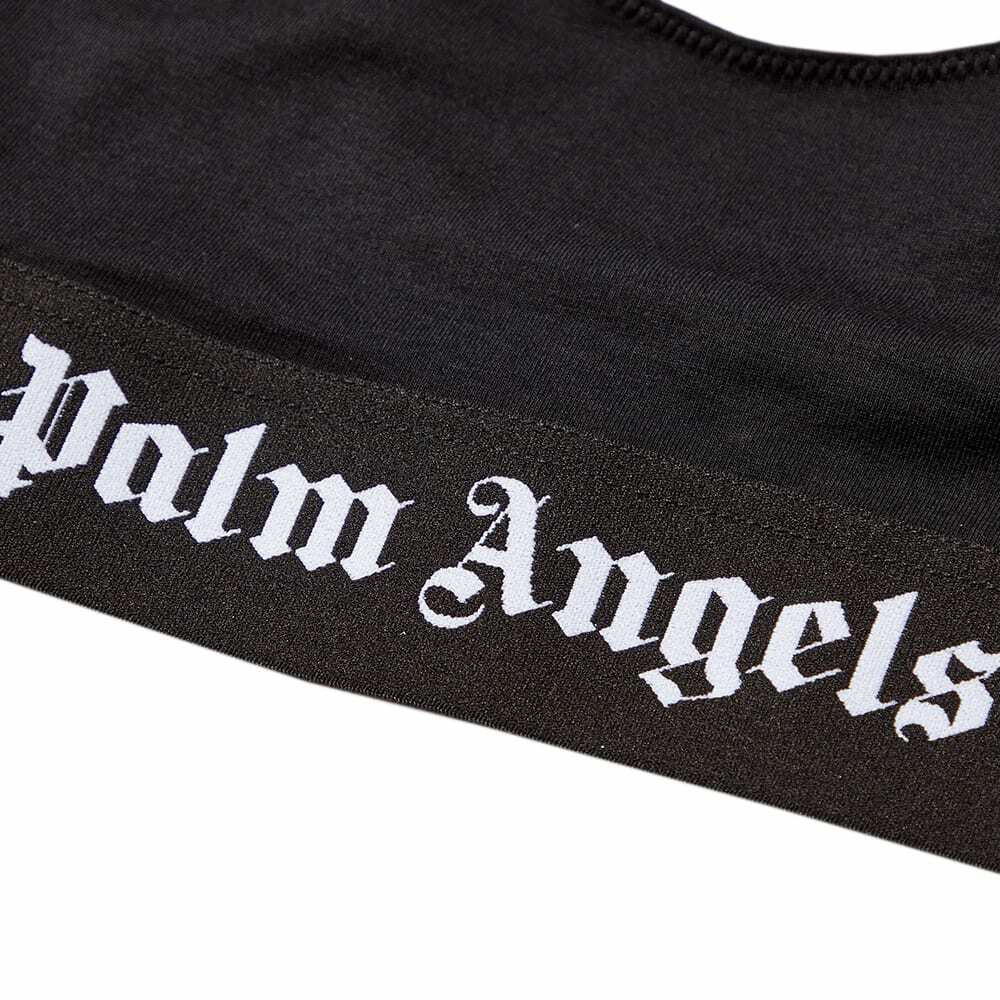 Palm Angels Women's Classic Logo Bra in Black/White