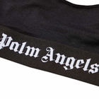 Palm Angels Women's Classic Logo Bra in Black/White