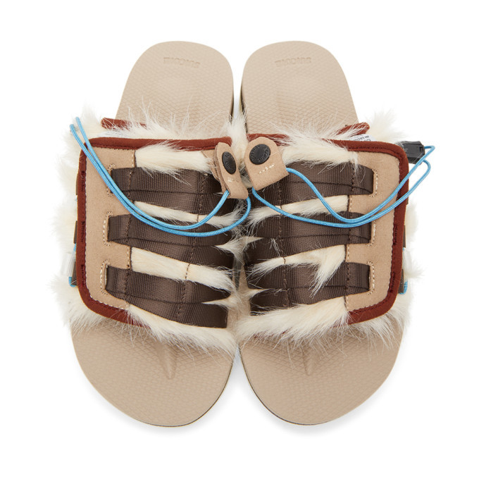Suicoke Beige DAO-3 Sandals Suicoke display picture 1