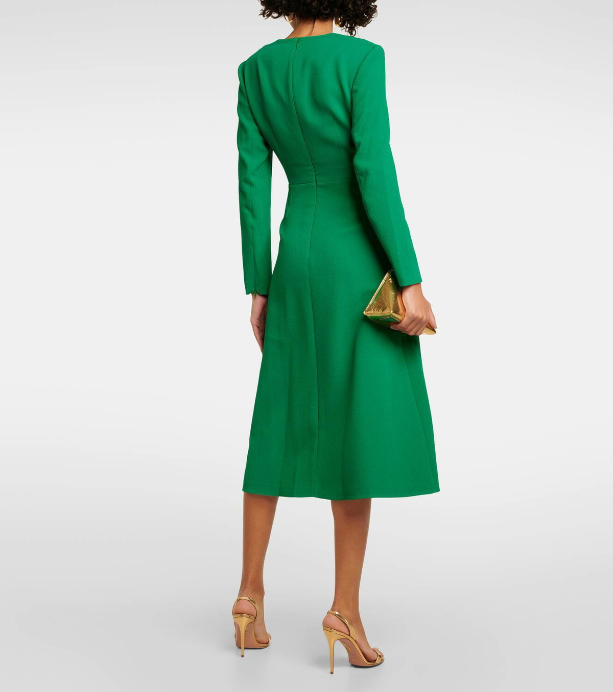 Emilia Wickstead Elta crpe midi dress Emilia Wickstead