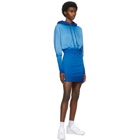 Opening Ceremony Blue Rose Crest Hoodie Dress