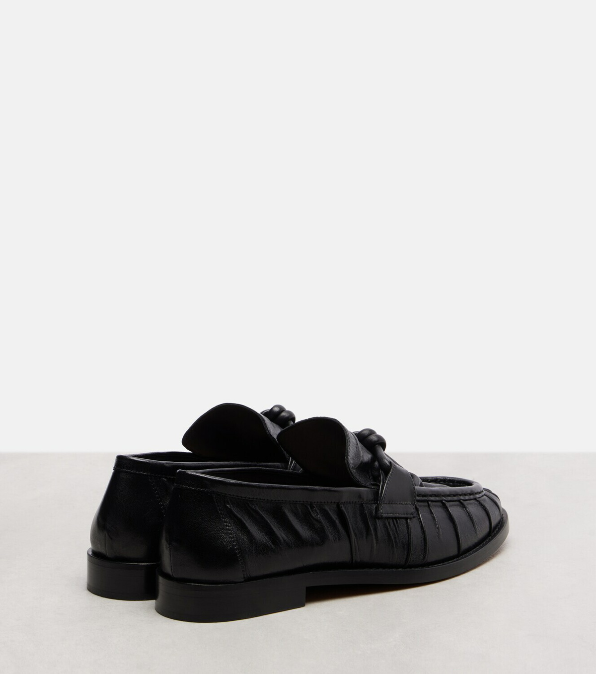 Bottega Veneta Astaire Knot leather loafers