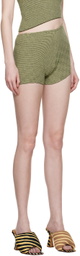 Isa Boulder Green Parallel Shorts