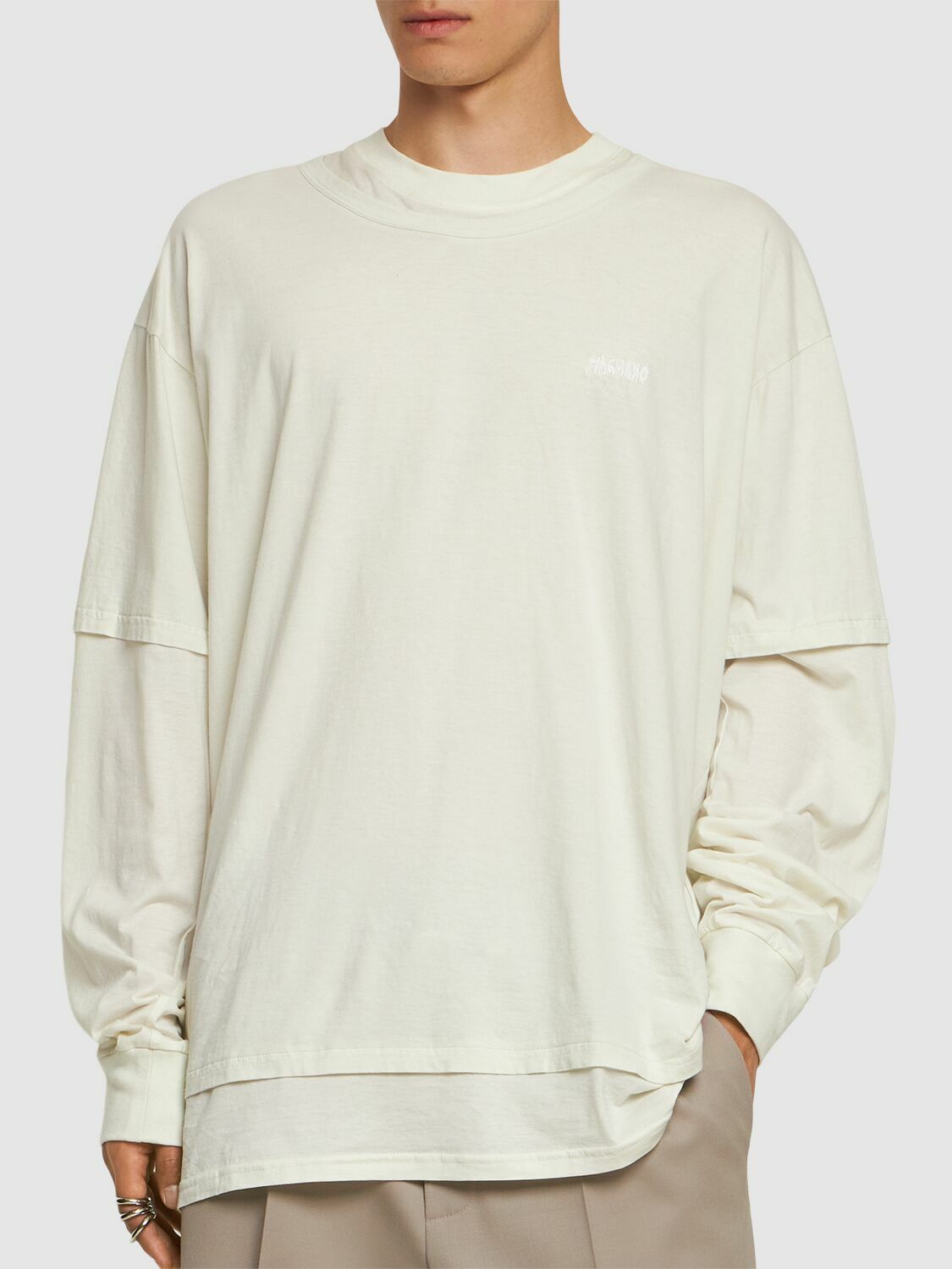 Tシャツ・カットソー Magliano Two-tone cotton oversize Trauma t-shirt Magliano Two-tone Cotton Oversize Trauma T-shirt | italist
