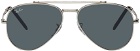 Ray-Ban Silver New Aviator Sunglasses
