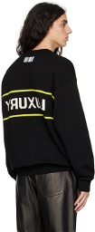 VTMNTS Black 'Luxury' Sweater