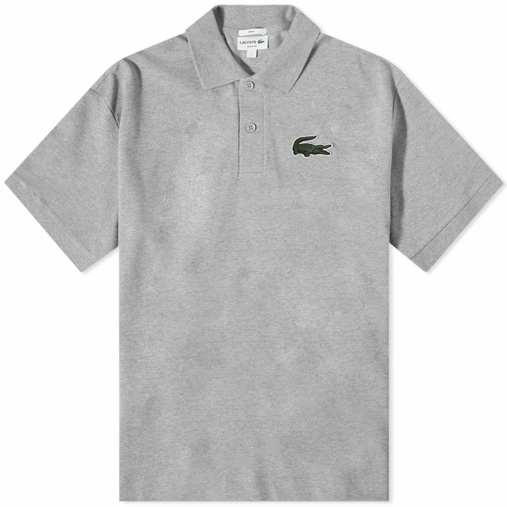 Photo: Lacoste Men's Robert Georges Core Polo Shirt in Silver Marl