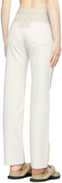 DRAE White Denim Jeans