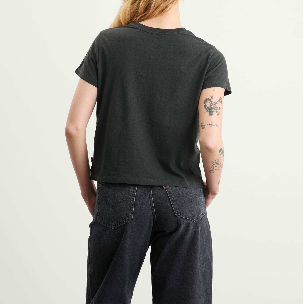 Levi's Women's Horse Print T-Shirt in Pirate Black
