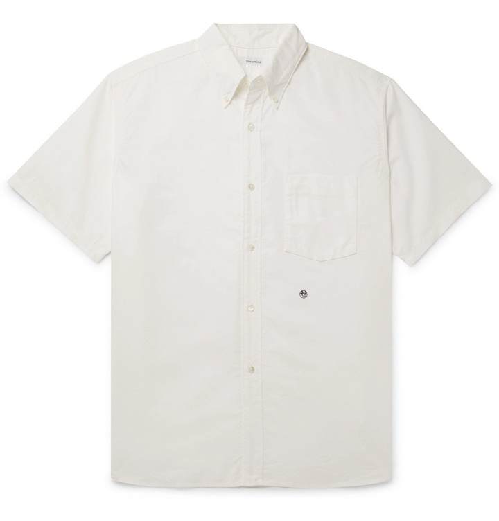 Photo: NANAMICA - Wind Button-Down Collar CORDURA and Cotton-Blend Shirt - White