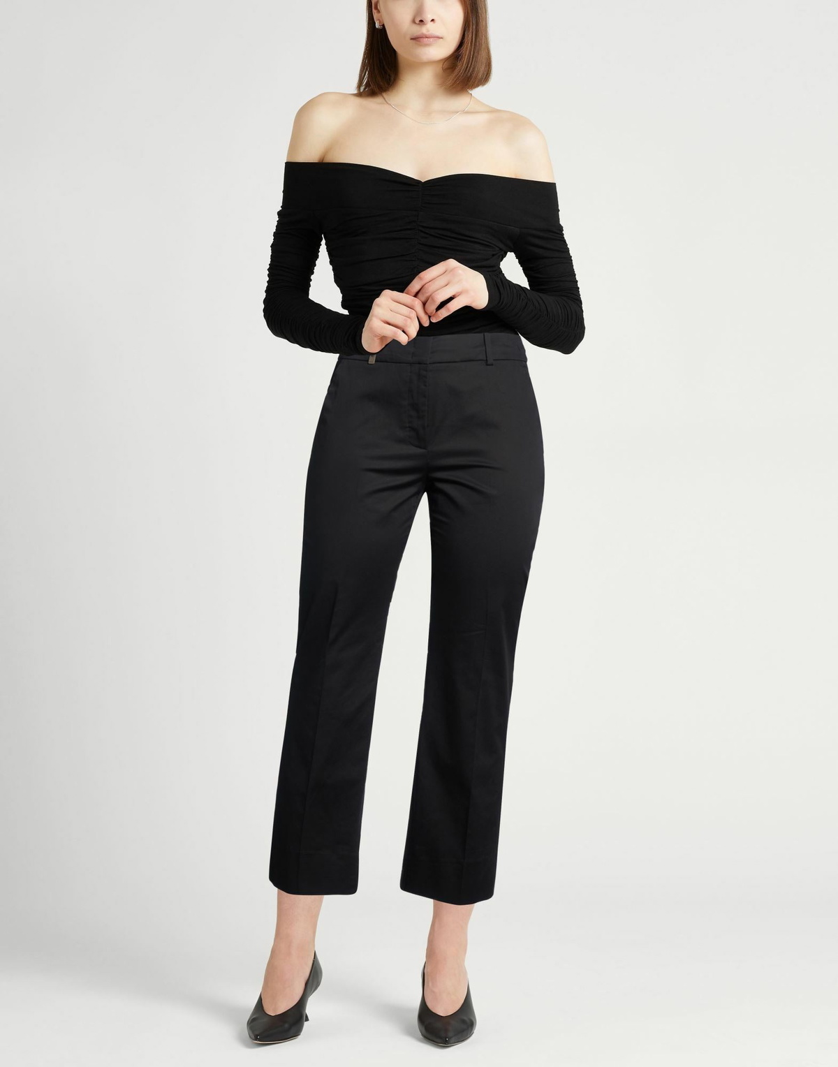 Peserico Womens Pants in Black