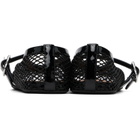 ALAÏA Black Fishnet Ballerina Flats