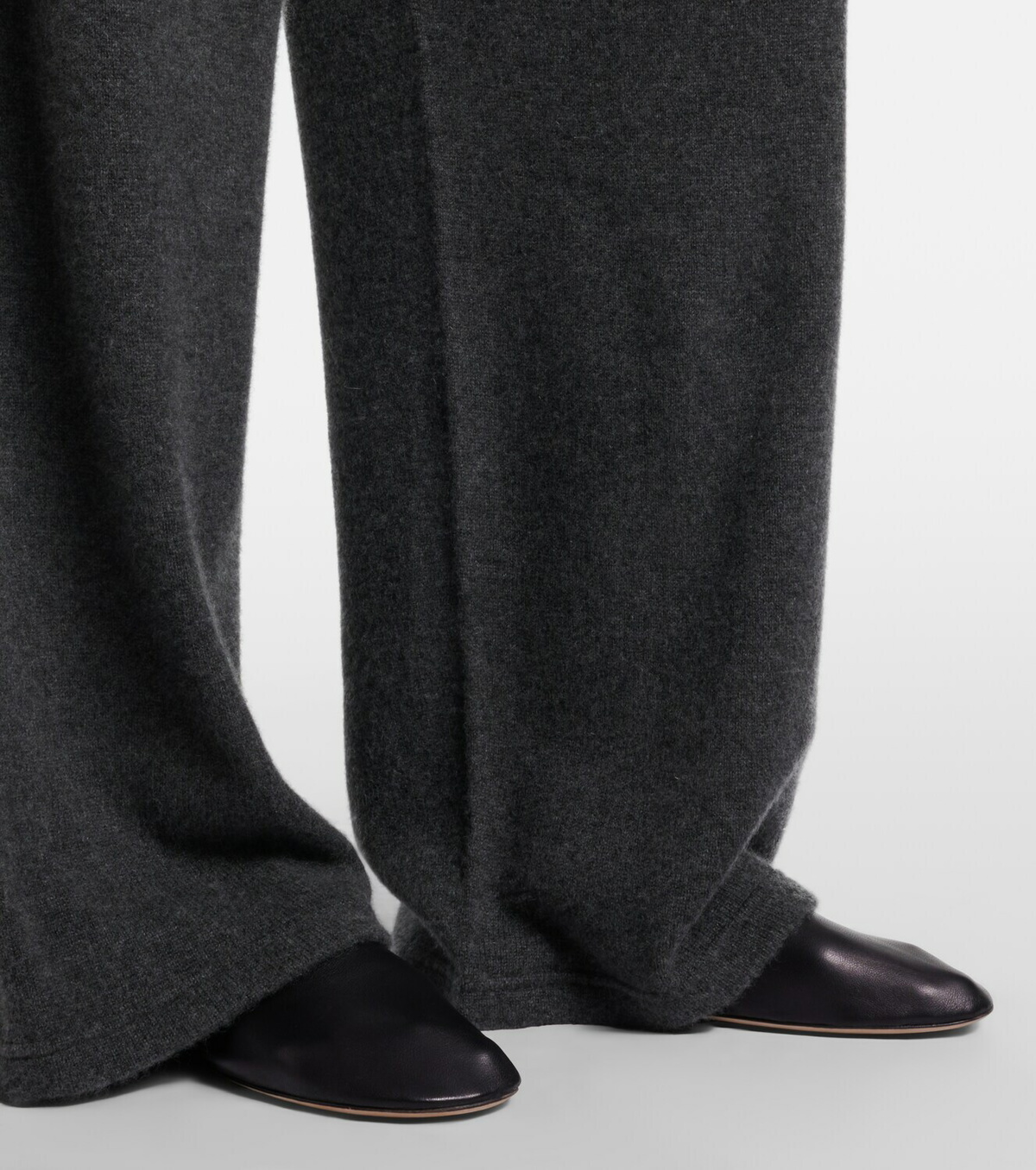 The Row Casa leather slippers