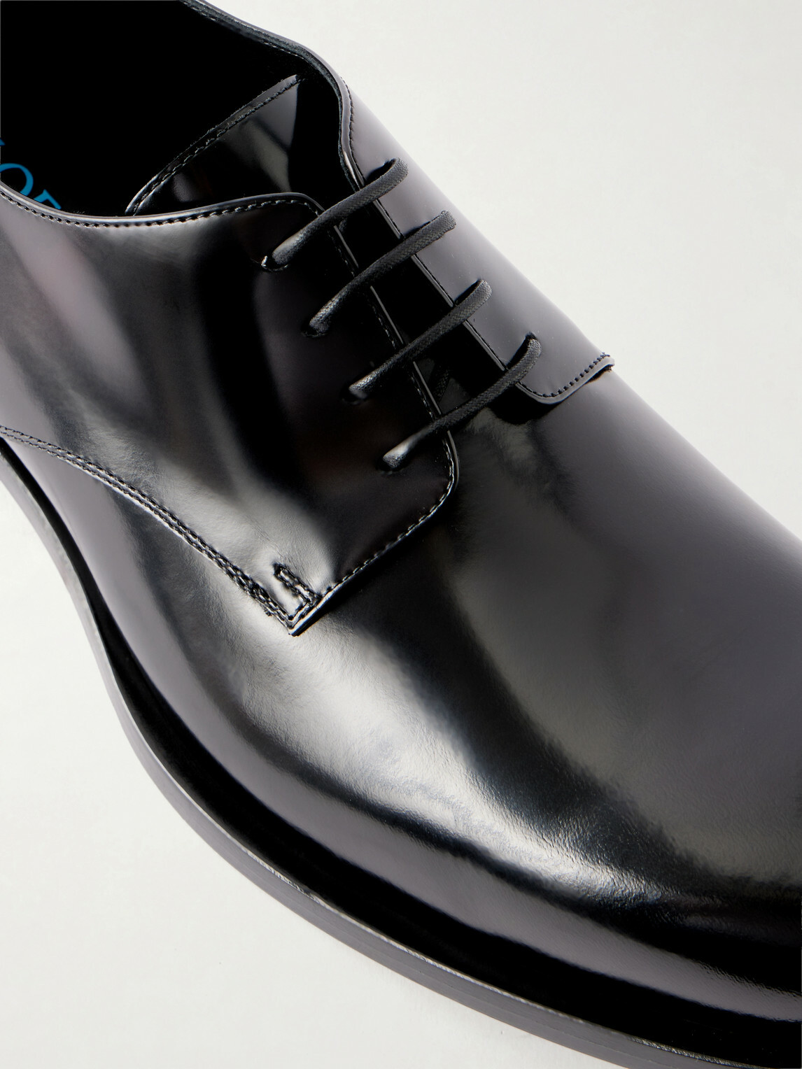 LOEWE - Bobine Leather Derby - Black