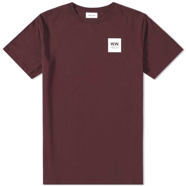 Photo: Wood Wood Small Box Tee Burgundy