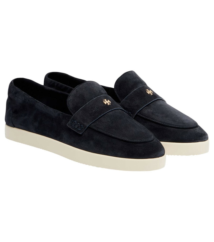 Photo: Tory Burch Double T suede loafers