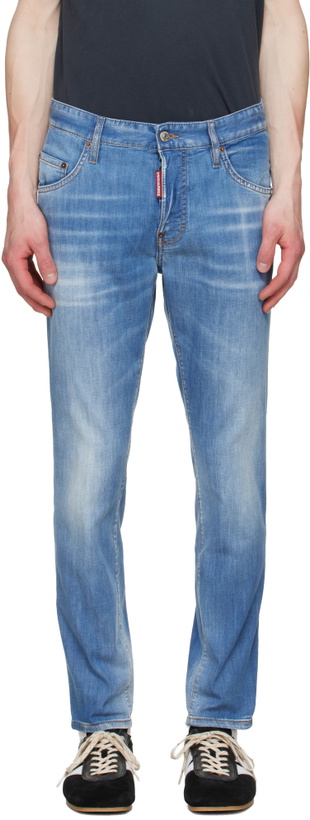 Photo: Dsquared2 Blue Light Wash Skater Jeans