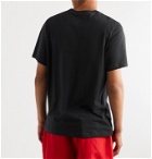 Nike - Printed Cotton-Jersey T-Shirt - Black