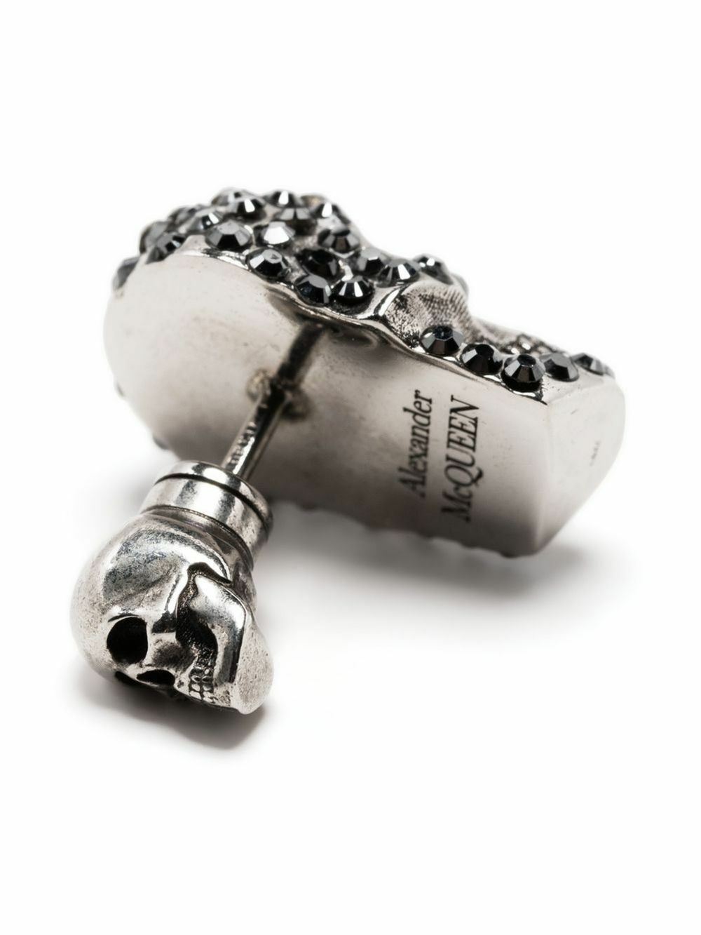 【送料&関税込】Alexander McQueen Skull Earrings Alexander McQueen Skull Earring | Silver | FARFETCH