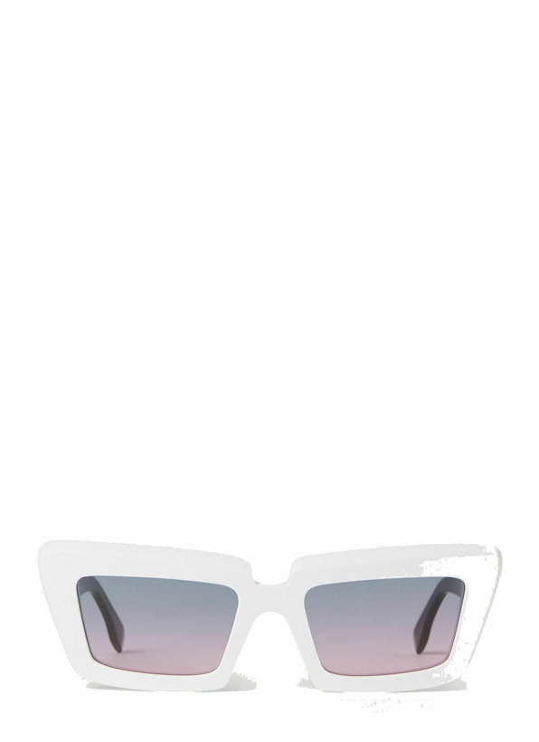 Photo: RETROSUPERFUTURE - Coccodrillo Sunglasses in White