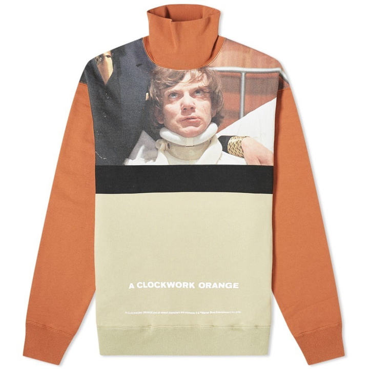 Photo: Undercover x A Clockwork Orange Funnel Neck Photo Print Crew Sweat