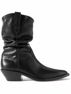 Maison Margiela - Tabi Split-Toe Leather Western Boots - Black