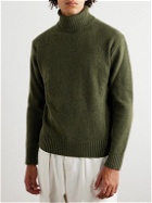 Universal Works - Wool-Blend Rollneck Sweater - Green