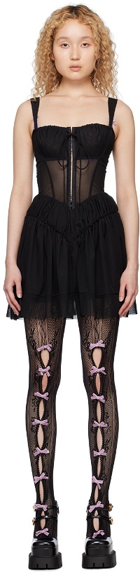 Photo: Nodress Black Pleated Minidress