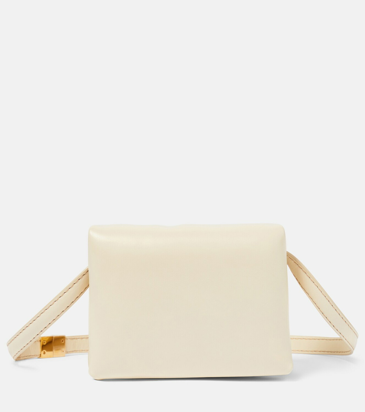 ★MARNI★ Prisma Small Shoulder Bag Biscuit SBMP0122UOP52980 Marni Prisma Mini leather shoulder bag Marni