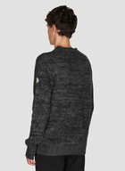 Dégradé Textured Sweater in Grey