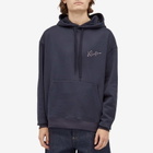 Valentino Men's Logo Popover Hoodie in Navy