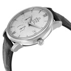 Omega De Ville Prestige Silver Dial Black Leather Mens Watch 424.13.40.21.02.001
