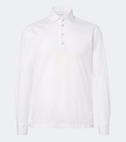 Kiton Cotton poplin polo top
