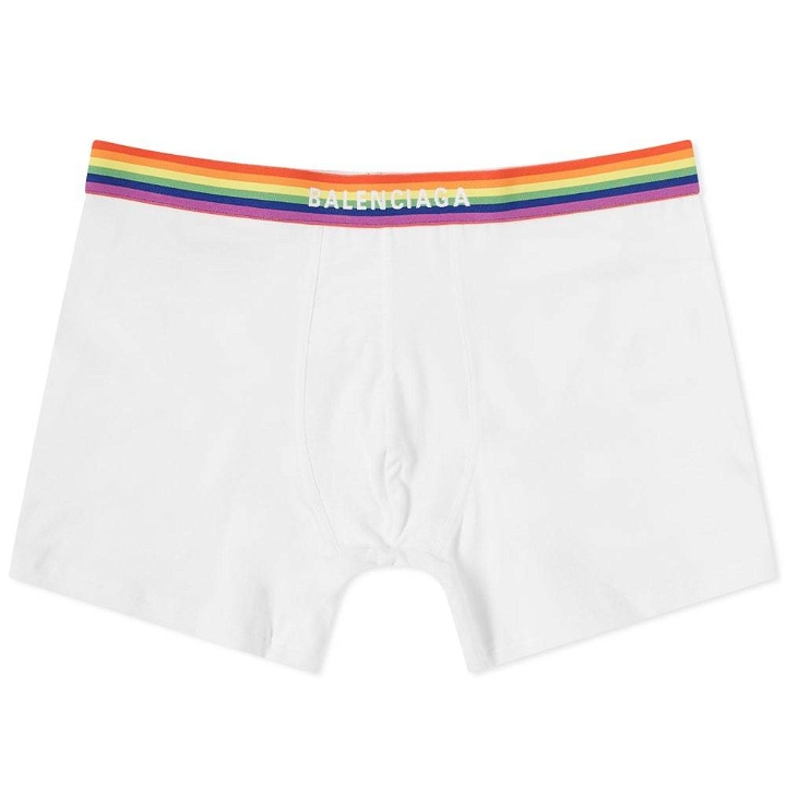Photo: Balenciaga Rainbow Logo Boxer Briefs