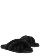 Ugg Scuffita Shearling Slippers Black