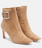 Roger Vivier Trompette suede ankle boots