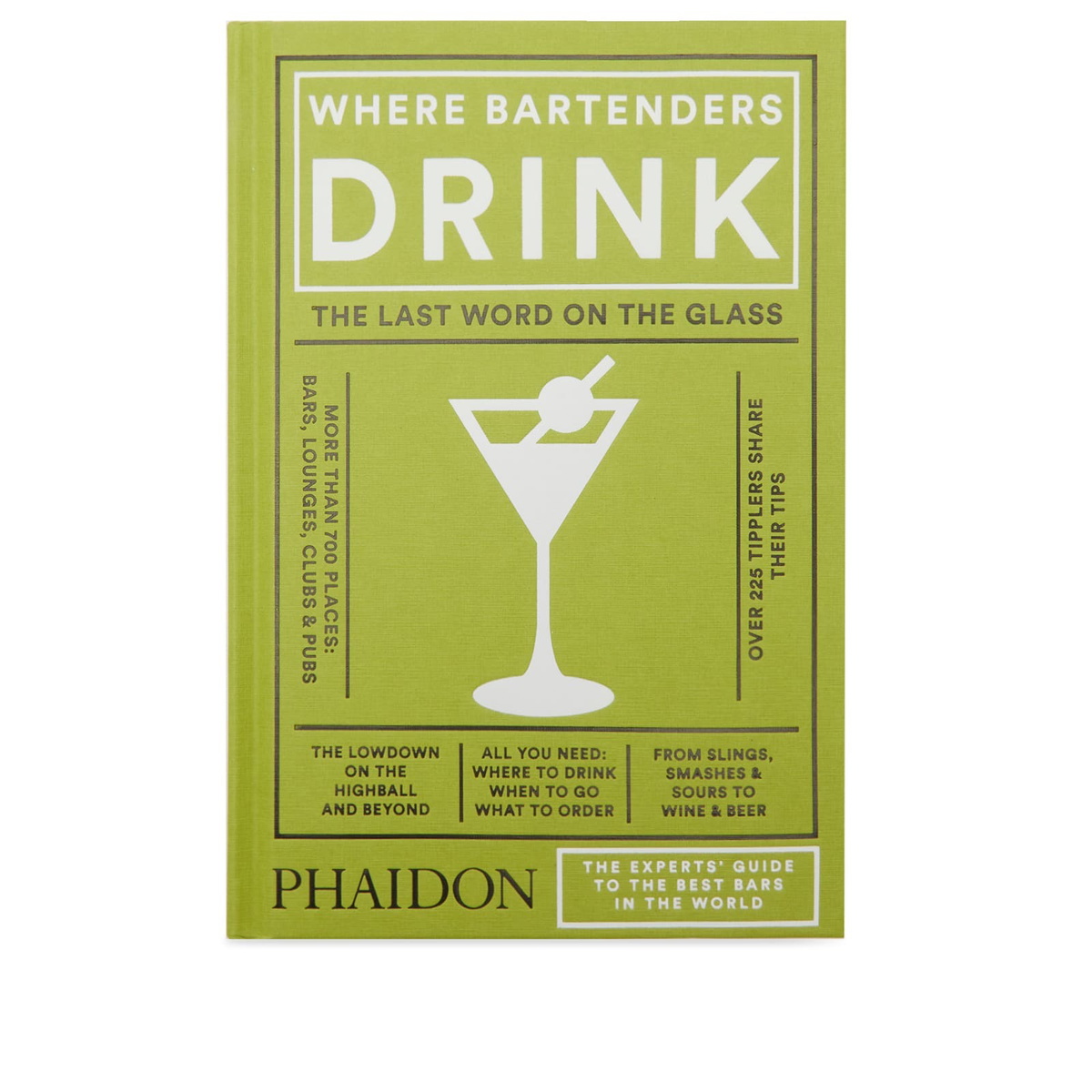 Phaidon Where Bartenders Drink in Adrienne Stillman 