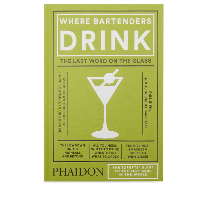 Photo: Phaidon Where Bartenders Drink in Adrienne Stillman 