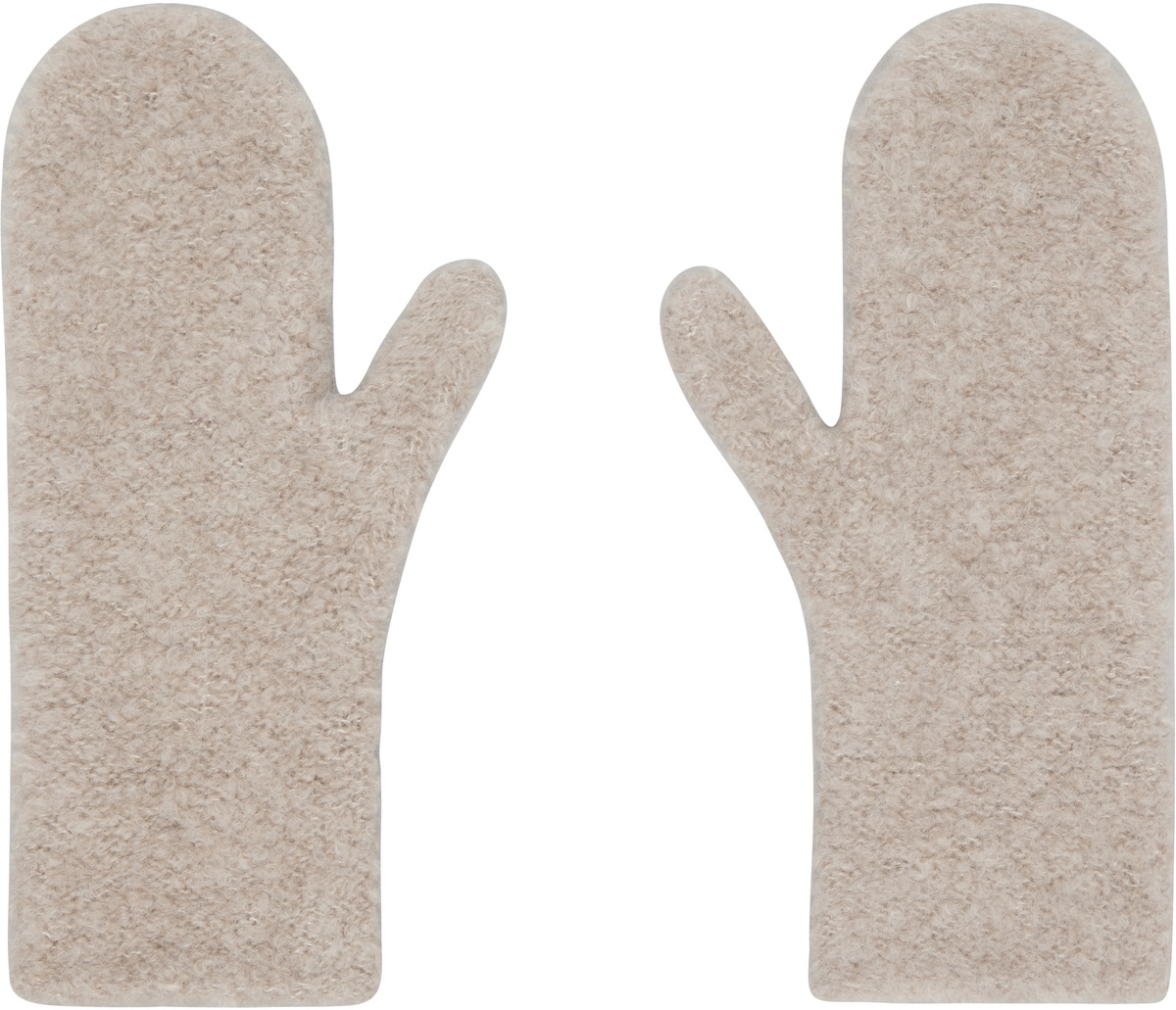 The Row Beige Ladislas Mittens