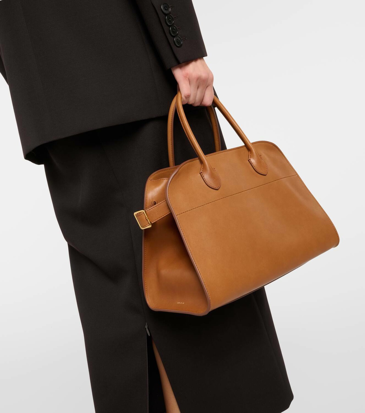 The Row Soft Margaux 12 leather tote bag The Row