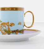 Versace Home Le Jardin de Versace coffee cup and saucer set