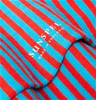 Sunspel - Striped Cotton-Blend Socks - Red