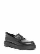 AMI PARIS Anatomical Toe Leather Loafers