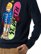 MC2 Saint Barth Man Crewneck Sweater With Crypto Ducky Jacquard | Crypto Puppets Special Edition